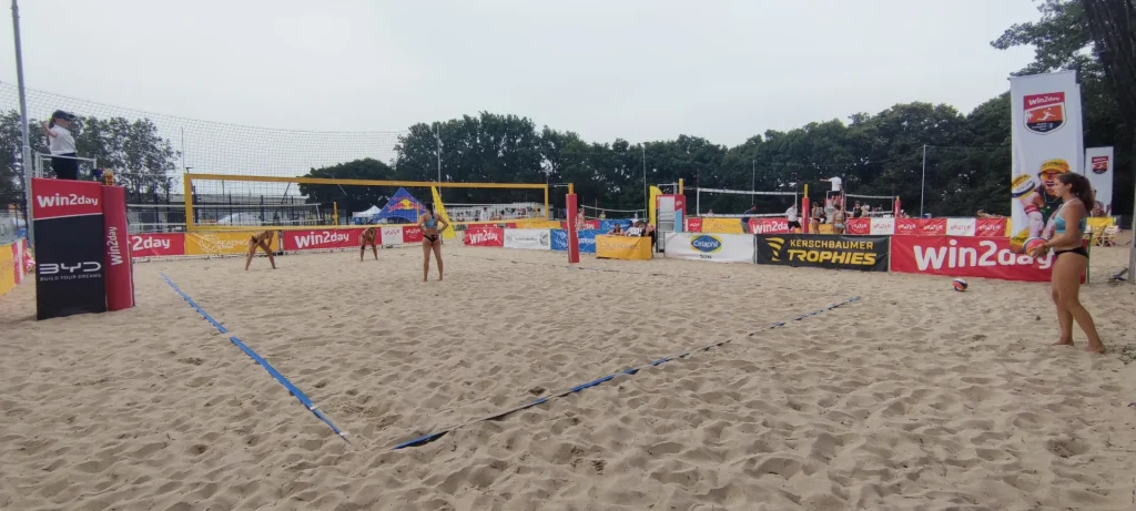 Denis García Pérez scout in situ partidos de vóley playa